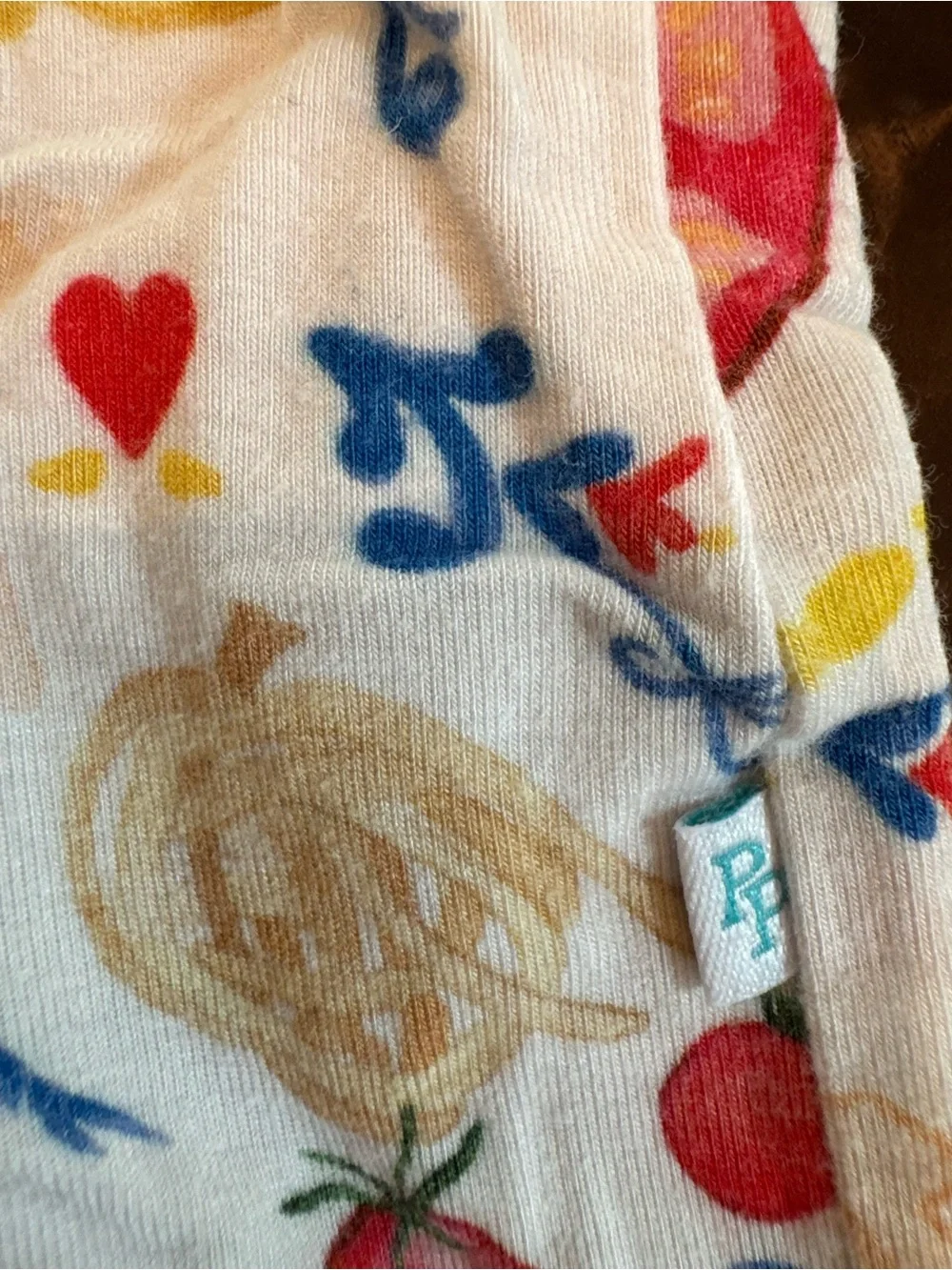 Posh Peanut Mangia matching Pajamas, 10-12Y
